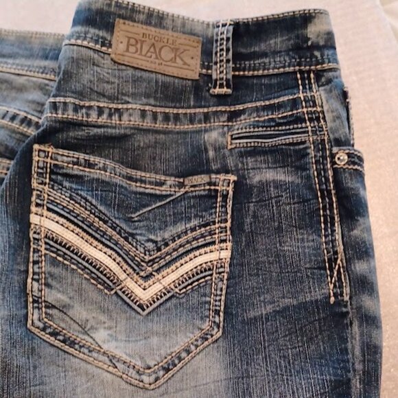 Buckle Black Men's straight relaxed stretch jeans, 36L - Picture 6 of 9